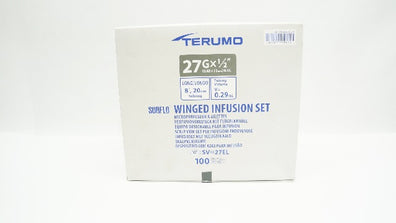 Terumo SV-S25WL35 Surflo Winged Infusion Set with Ndle. Protection - Box of 100